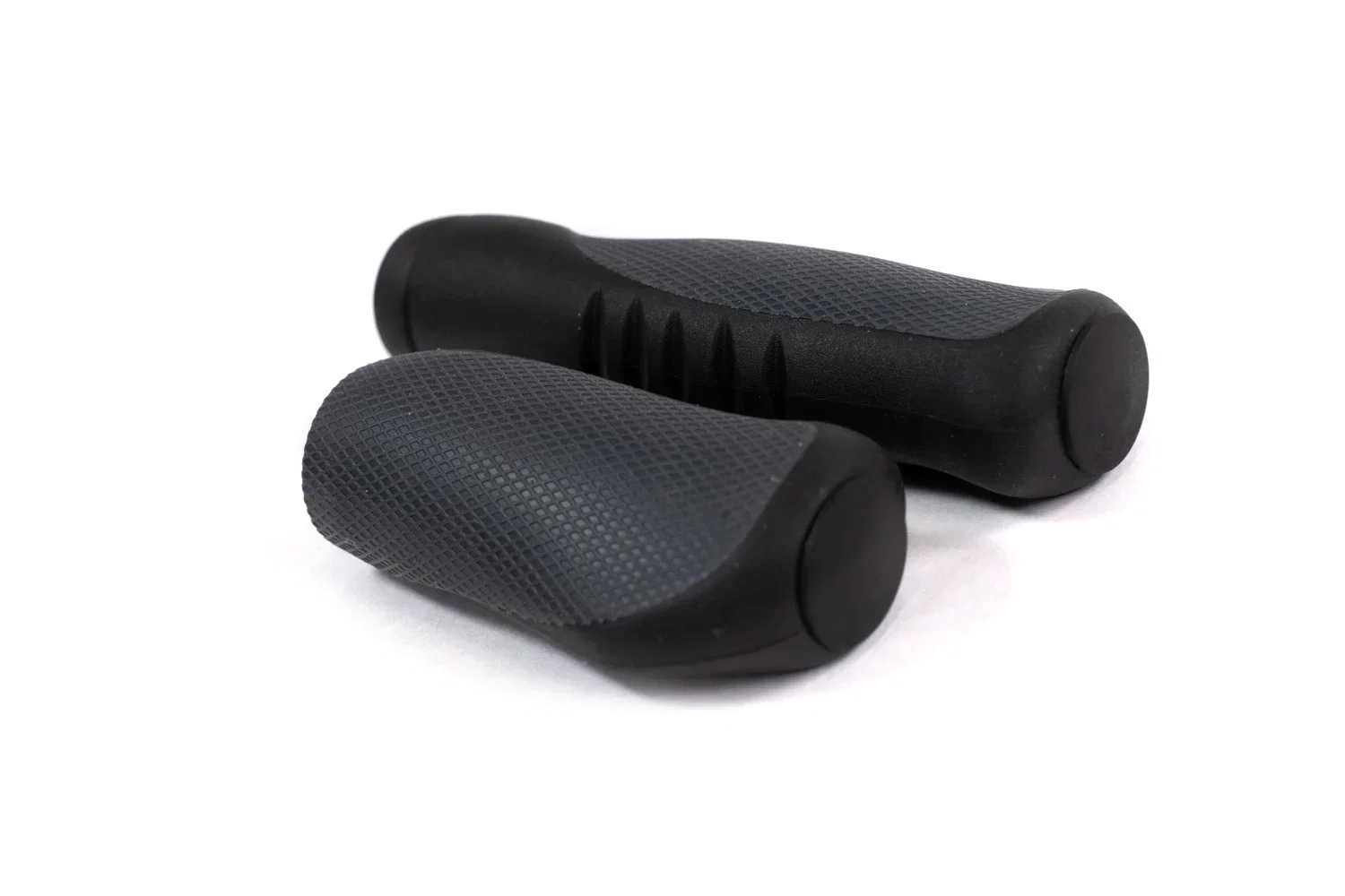 Handlebar Grips - Black Leather - Image 2