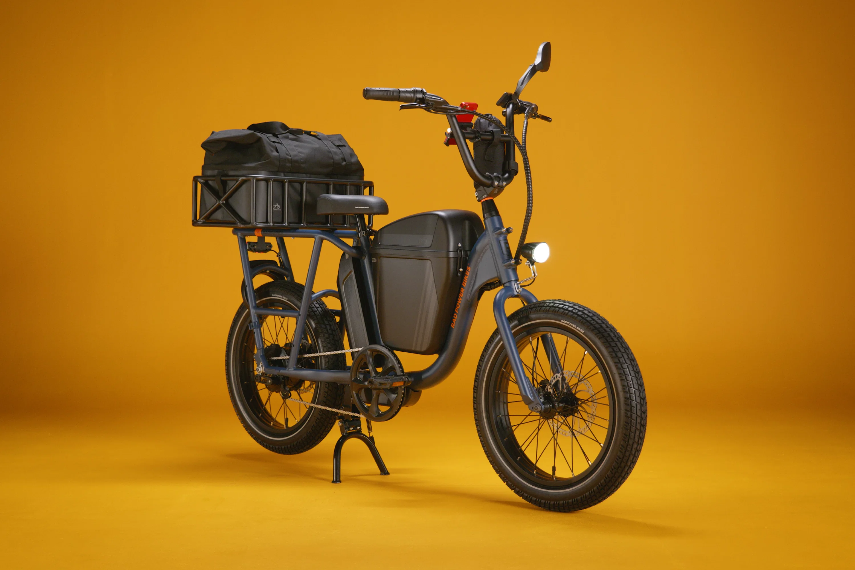 RadRunnerTM Electric Cargo Utility Bike - Forest Green - Image 5