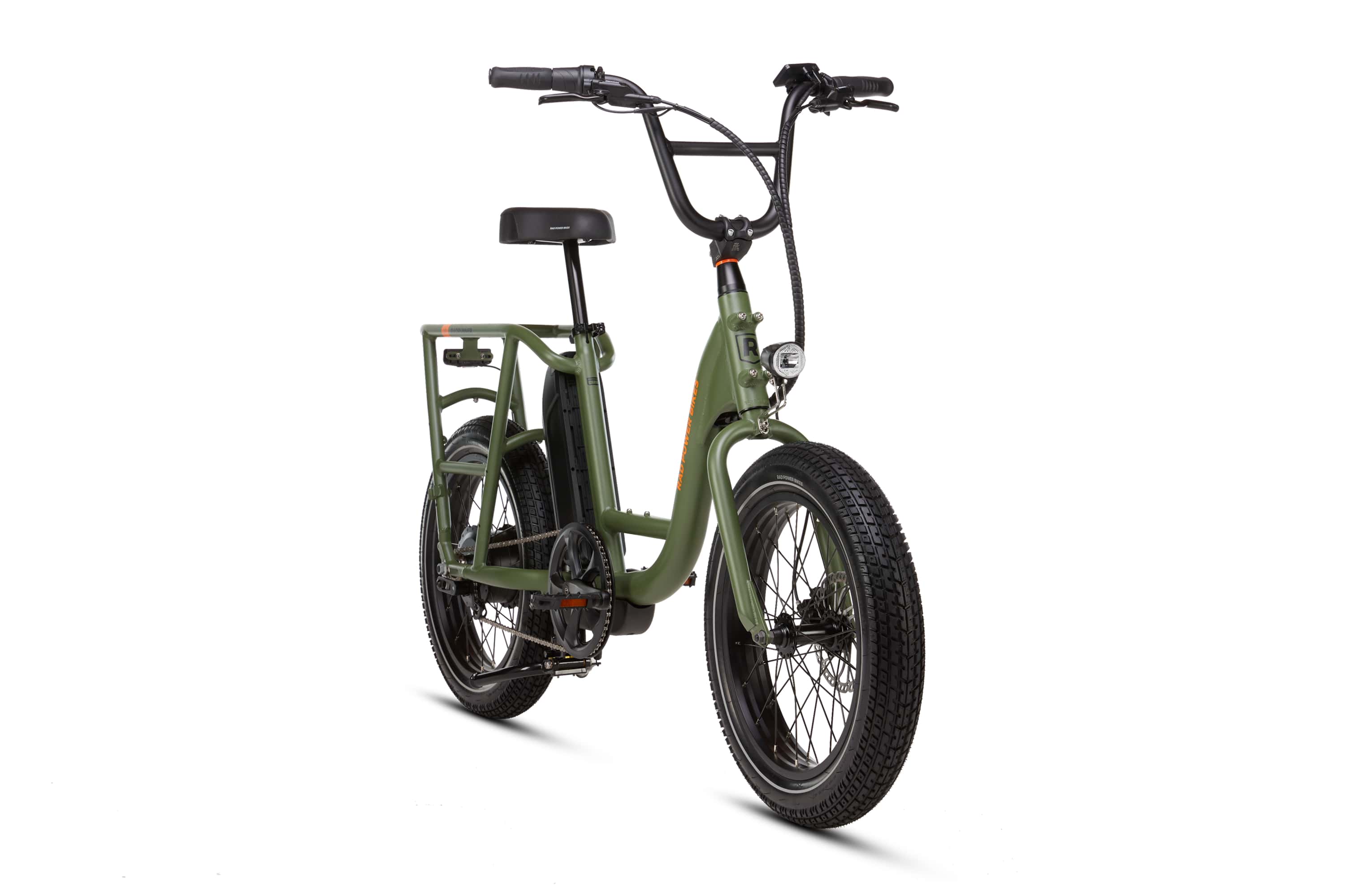 RadRunnerTM Electric Cargo Utility Bike - Forest Green - Image 2